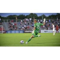 Richmond Kickers' Ryan Shellow in action