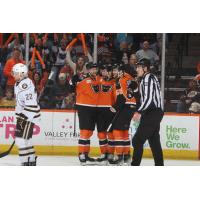 Lehigh Valley Phantoms celebrate win