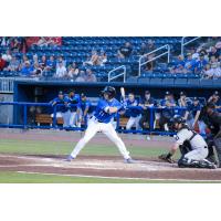 Biloxi Shuckers' Darrien Miller at bat